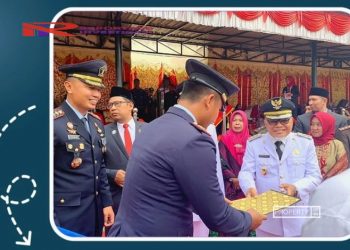 Karutan Sawahlunto Dadang Rais Saputro Hadiri Upacara Bendera HUT ke-78, Ada Penyerahan Remisi