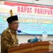 Bupati Tanah Datar Sampaikan Nota Penjelasan Tentang 3 Ranperda saat Paripurna