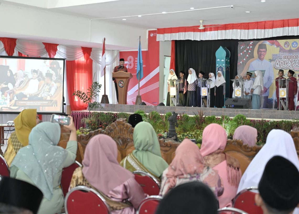 Buka Lomba Cerdas Qur’an, Gubernur Berharap Generasi Muda Islam Memiliki Kepribadian Qur’ani