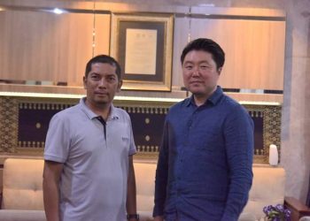 Deri Asta Bertemu dengan Perwakilan Perusahaan Phoenix International dari Korea Selatan