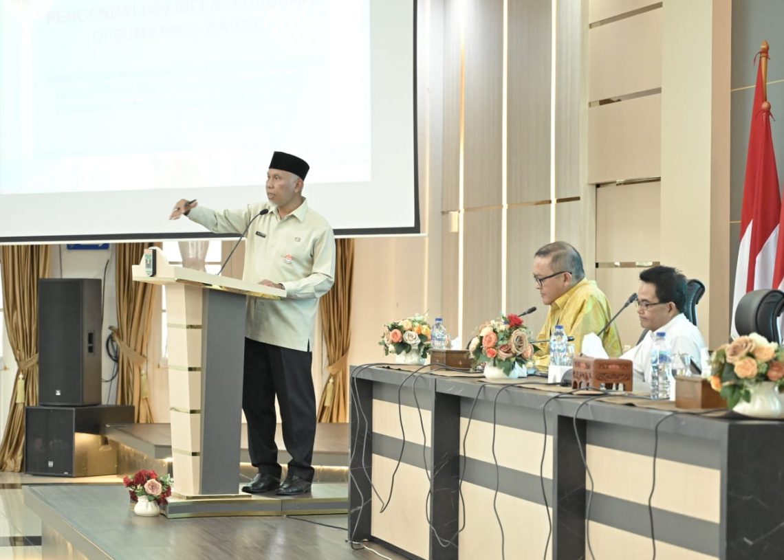 Gubernur Mahyeldi Instruksikan TPID Siapkan Langkah Strategis Cegah Inflasi Dampak Fenomena El Nino