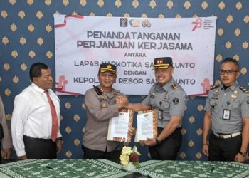 Lapas Narkotika dan Polres Sawahlunto Jalin Kerjasama Penegakan Hukum