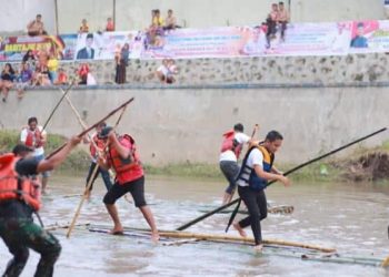 Hibur Masyarakat, Keikutsertaan Wawako Dhani di Event Pacu Rakik Sita Perhatian