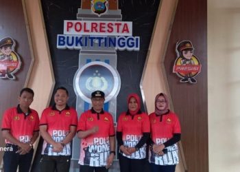 Pemko Bukittinggi Apresiasi Acara 10K HUT Polwan ke-75 di Bukittinggi