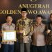 Erman Safar, Satu-satunya Wako di Sumbar Terima Penghargaan Golden Award SIWO PWI 2023