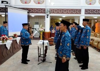 Hansastri Lantik 160 Dewan Pengurus Korpri Unit di Lingkungan Pemprov Sumbar Masa Bakti 2023-2028