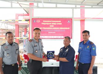 Tingkatkan Kapasitas Petugas, Lapas Narkotika Sawahlunto Adakan Perjanjian Kerjasama dengan Damkar