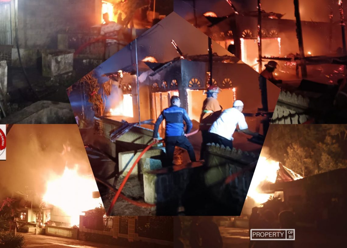 2 Rumah Hangus Terbakar di Pariangan Tanah Datar, Ini Data Korbannya