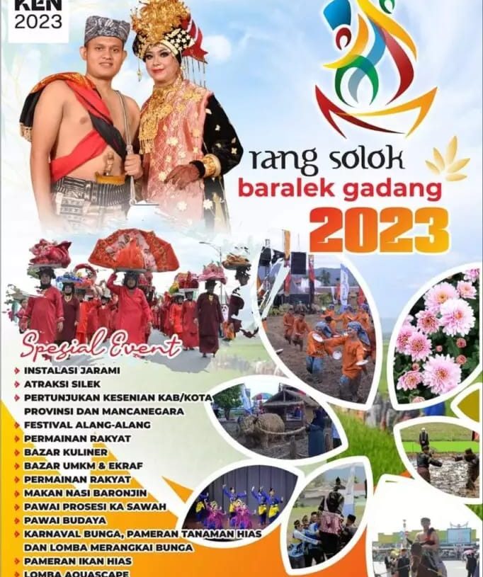Rang Solok Baralek Gadang 2023 : Hamparan Sawah Daerah Gawan Jadi Pusat Pelaksanaan Alek