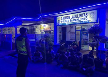 Puluhan Ranmor Diamankan Polres Sawahlunto dalam Balap Liar