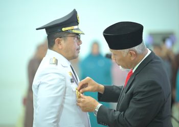 Sukseskan Pemilu Serentak 2024 Jadi Pesan Mahyeldi saat Lantik Pj. Walikota Sawahlunto