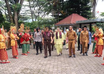 Pj Wali Kota Rida Ananda Lepas Peserta O2SN Dan GSI Ketingkat Nasional
