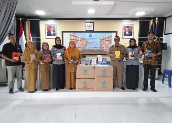 Pemko Payakumbuh Saksikan Penyerahan Bantuan Buku Siap Layan Dari Perpusnas RI kepada Lapas Kelas II B Payakumbuh