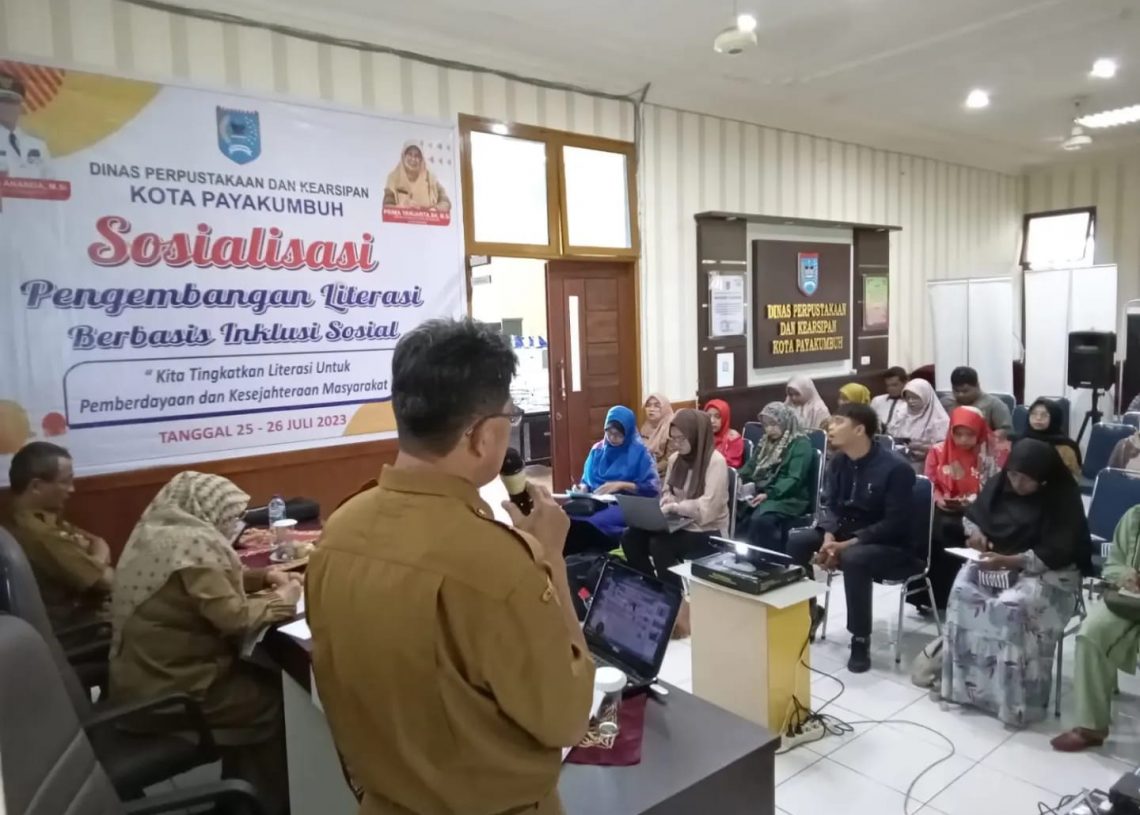 DPK Kota Payakumbuh Gelar Sosialisasi Pengembangan Literasi Berbasis Inklusi Sosial