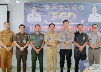 Sukseskan Pemilu, Pemkab Pesibar dan Forkompinda Gelar Focus Group Discussion