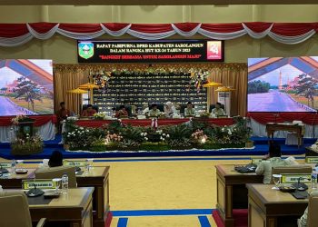 HUT XXIV Kabupaten Sarolangun Tahun 2023, Ketua DPRD Pimpin Rapat Paripurna Istimewa