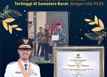 Peringkat Satu Indeks Pencegahan Korupsi MCP 2022, KPK Berikan Penghargaan pada Bukittinggi