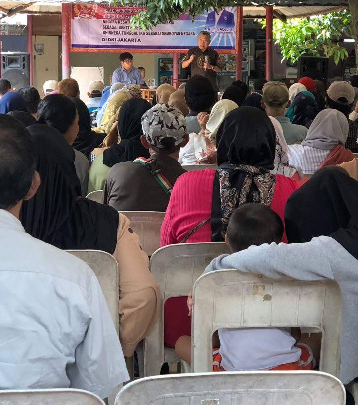 Wakil Ketua Badan Sosialisasi MPR RI Alimin Abdullah Gelar Sosialisasi 4 Pilar di Pejaten