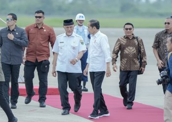 Tiba di Sumbar, Presiden Joko Widodo Resmikan Bandara Mentawai