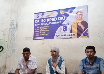 Pendidikan Prioritas Program Kerja Syti Fhatimah SH, Dalam Silaturahmi di Tanjung Duren Selatan