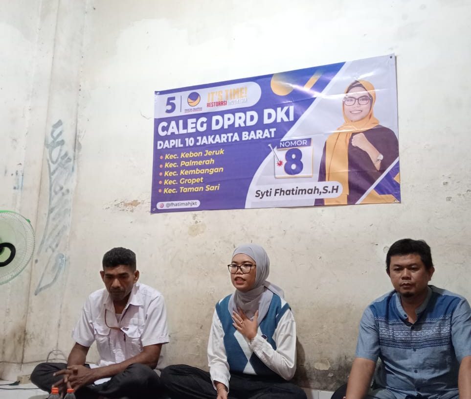 Pendidikan Prioritas Program Kerja Syti Fhatimah SH, Dalam Silaturahmi di Tanjung Duren Selatan