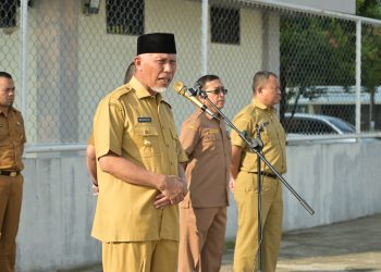 Pimpin Apel di Dinas Pangan, Gubernur Mahyeldi Minta Kegiatan Seluruh Dinas pada 2024 Dimulai Sejak Awal Tahun