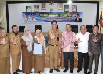 Inspektorat Gelar Sosialisasi Anti Korupsi Bagi Legislatif, Pimpinan dan Anggota DPRD Padang Pariaman