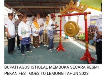 Buka Pekan Fest ke IV, Bupati Agus Istqlal Apresiasi Diskopukmdag