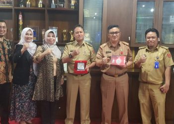 Dikunjungi GM Telkom Wilayah Lampung, Pj. Bupati Lambar Minta Support dari Telkom