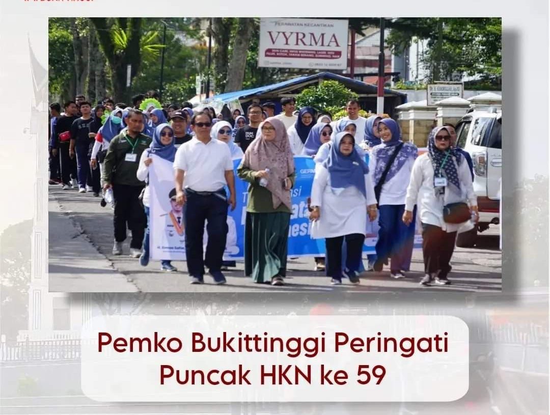 Pemko Bukittinggi Peringati Puncak HKN ke 59