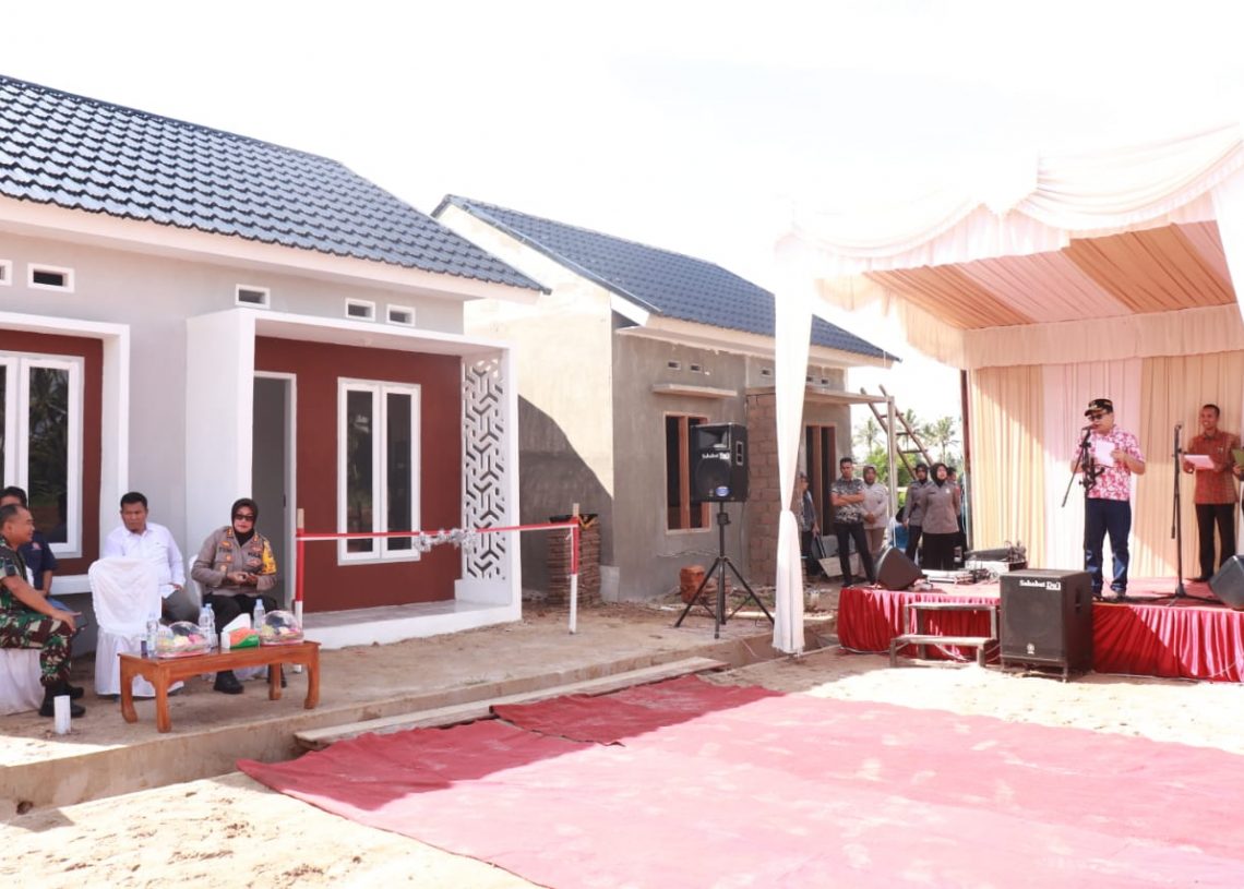 Jasman Hadiri Launching Rumah Subsidi di Kelurahan Koto Panjang Kecamatan Lampasi Tigo Nagari