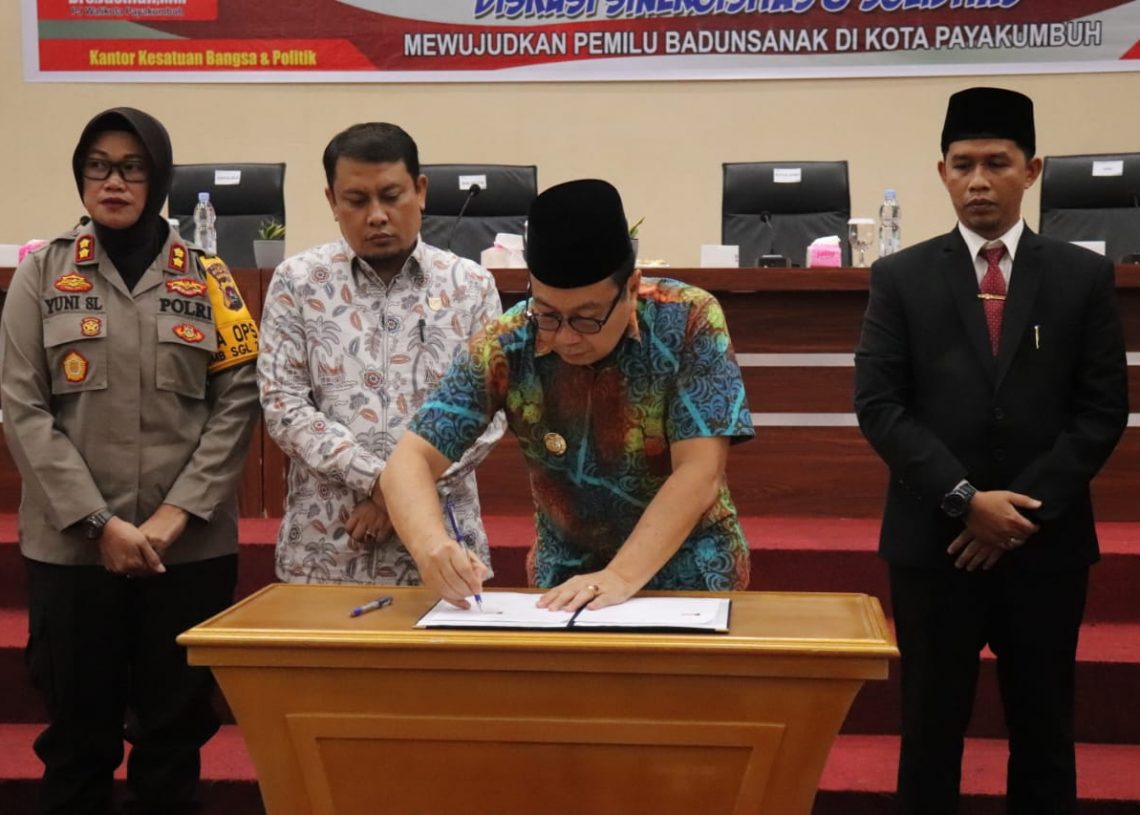 Pemko Payakumbuh Laksanakan Kegiatan Penandatanganan Naskah Perjanjian Hibah Daerah