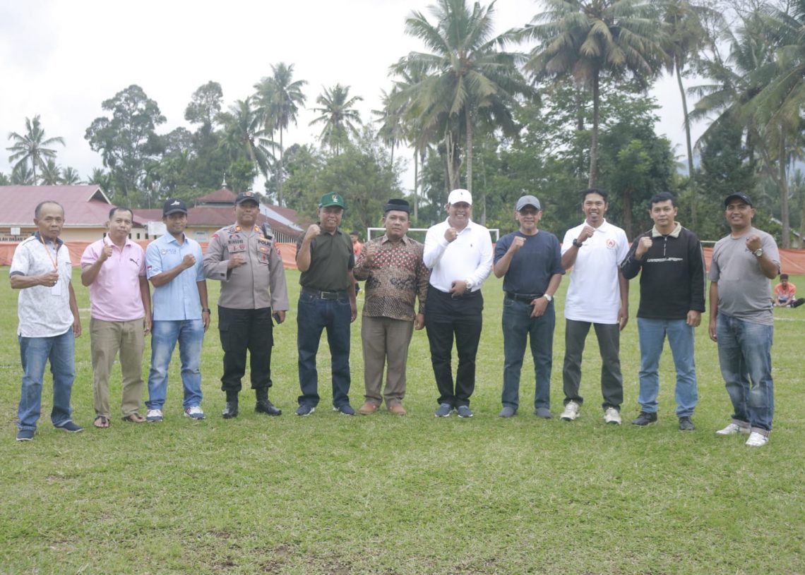 Kadis Pariwisata Pemuda dan Olah Raga, Nofriwandi, Buka Open Tournament Sari Bulan Cup I 2023