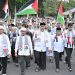 Pertegas Dukungan untuk Palestina, Gubernur Mahyeldi Longmarch Bersama Puluhan Ribu Warga Sumbar