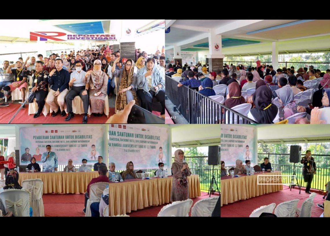 200 Penyandang Disabilitas Dapat Santunan saat Anniversary ke-11 Tahun Emersia di Batusangkar, Ada yang Unik