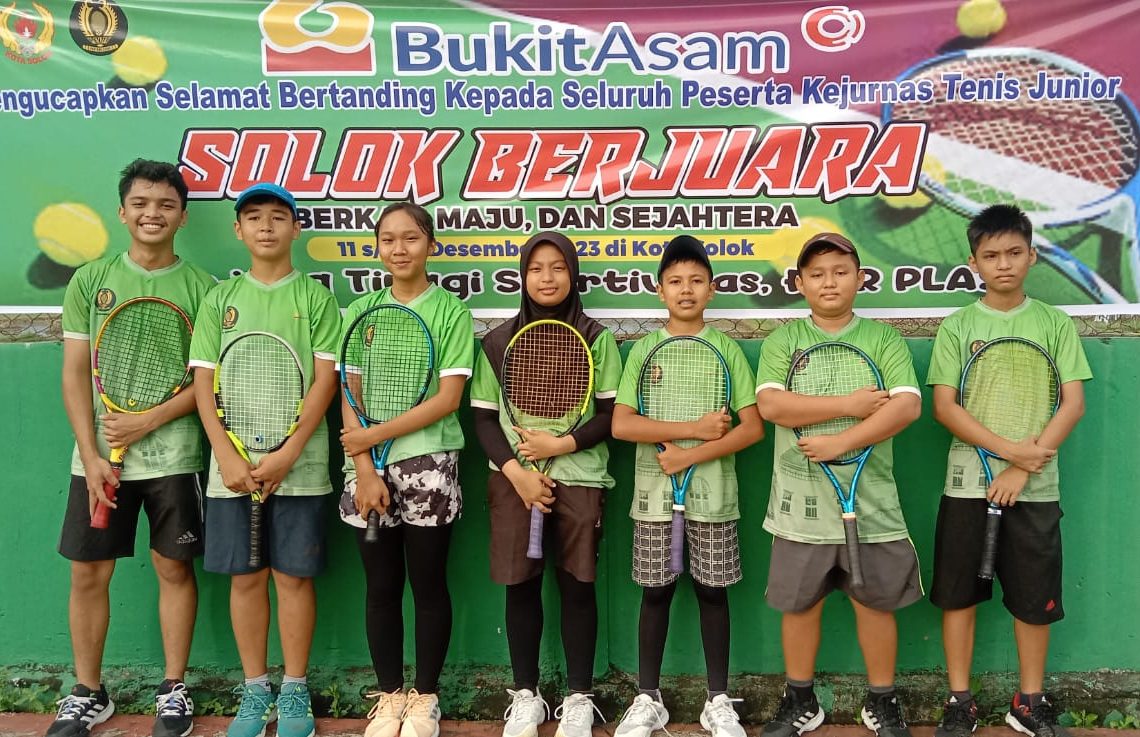 Petenis Pelti Sawahlunto Ikuti Kejurnas Junior (TDP) di Solok