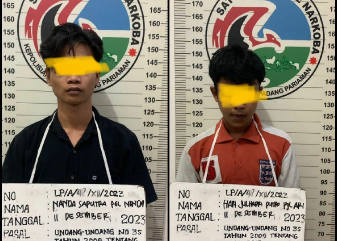 Diduga Terlibat Pengedaran Ganja, Resnarkoba Padang Pariaman Bekuk 2 Pemuda