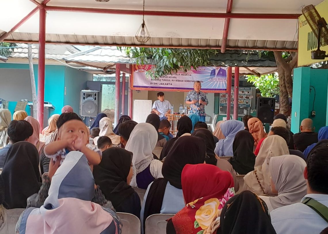 Wakil Ketua Badan Sosialisasi MPR RI, Ir. Alimin Abdullah. Giat Sosialisasi 4 Pilar di Pejaten