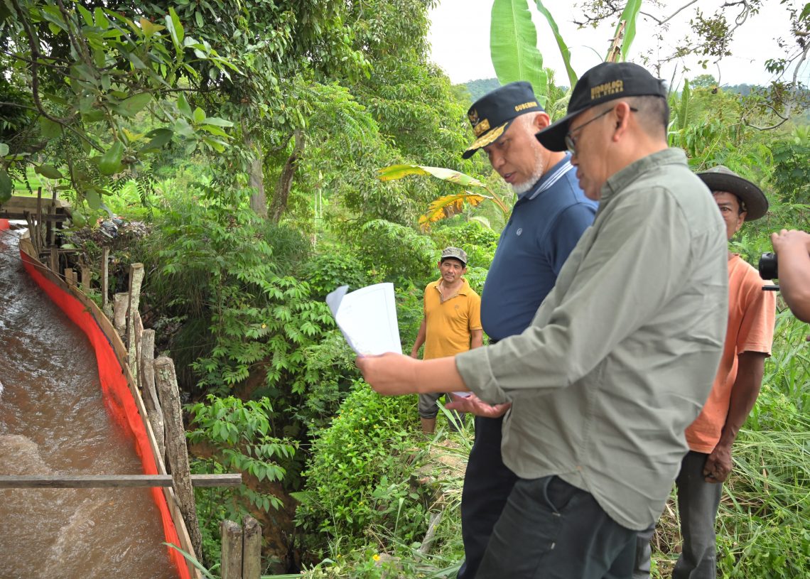 Gubernur Mahyeldi Pastikan Tahun ini Jaringan Irigasi di Nagari Jawi-Jawi Solok Diperbaiki