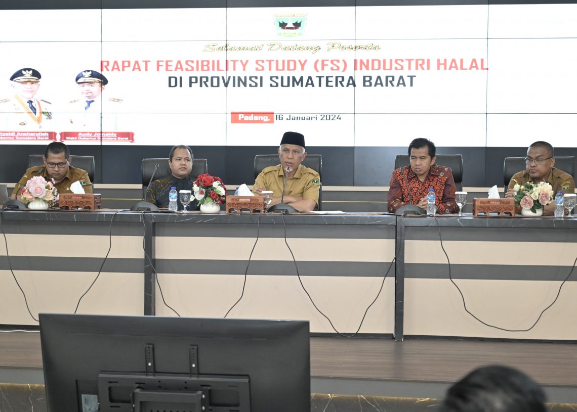 Pemprov Sumbar Bakal Muat Pengembangan Industri Halal dalam RPJP 2025-2045