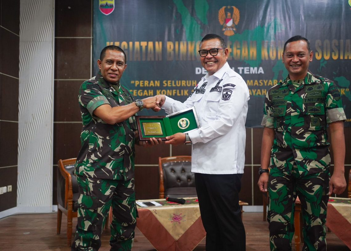 Adakan Binkom, Dandim Solok Cegah Konflik Sosial