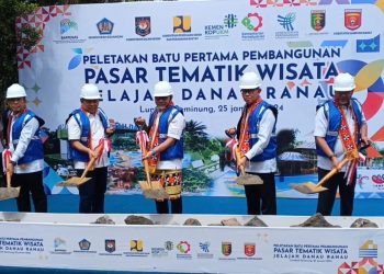 Menteri Perdagangan Apresiasi Penempatan Lokasi Pembangunan Pasar Tematik Wisata di Lambar