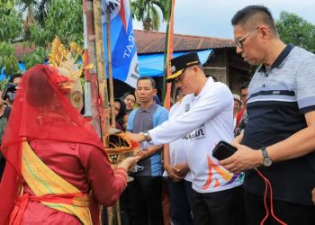 Buka Semi Open Turnamen Volly IPK Cup, Bupati Sabar AS : Terus Dorong Pencarian Atlit Berbakat