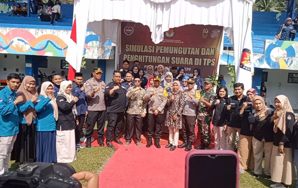 Simulasi Pemungutan dan Perhitungan Suara Pileg 2024 Digelar KPU Padang Pariaman