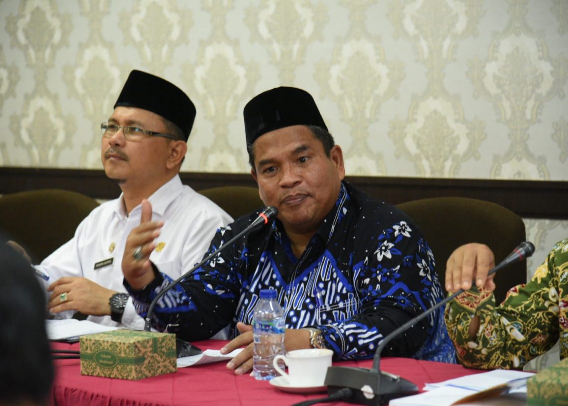 Sukseskan Penyelenggaraan Pemilu, Bupati Suhatri Bur Adakan Rakor Persiapan Pemilu