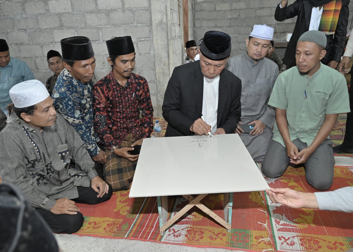 Resmikan Masjid Nurul Jannah Indah, Gubernur Mahyeldi Ingatkan Keutamaan Makmurkan Rumah Allah