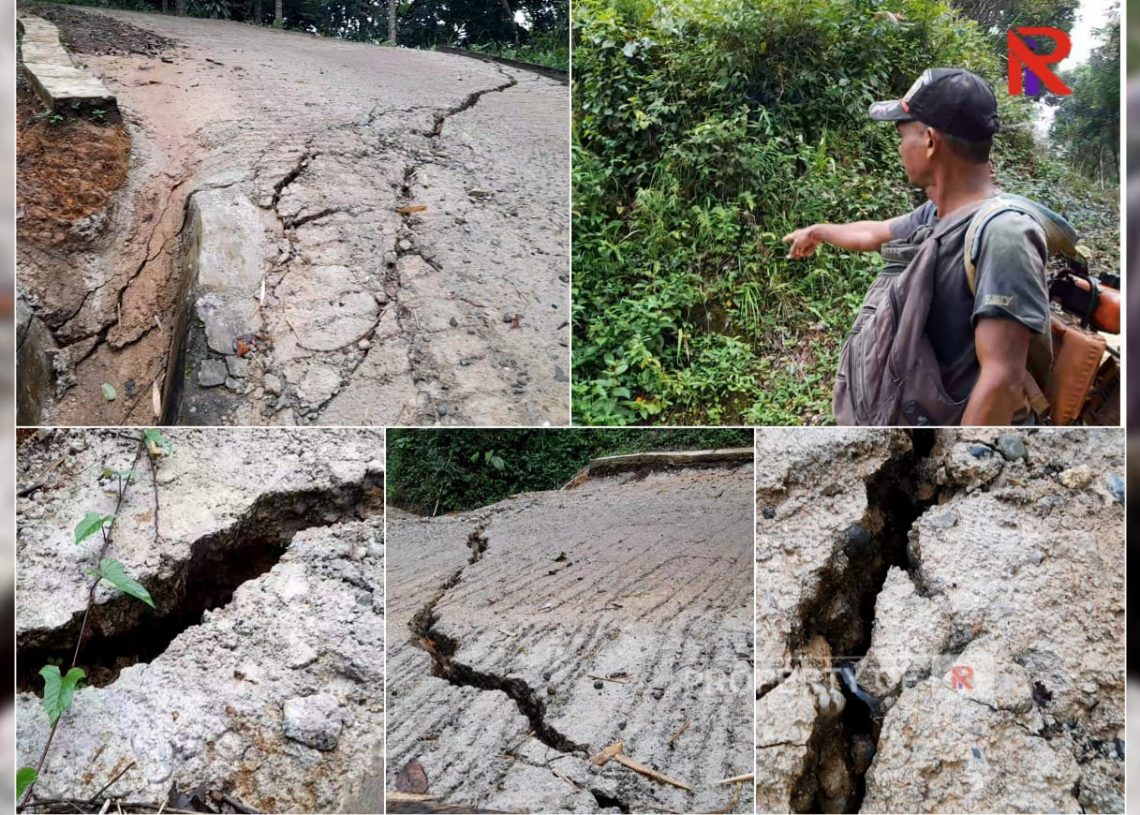 Jalan Banjar Kulano Jorong Andaleh Rusak, Curah Hujan yang Tinggi Memperparah Kondisi Jalan