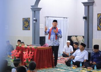 Hadiri Isra’ Mi’raj Di Padang Petok,  Bupati Sabar AS Minta Masyarakat  Ramaikan Masjid