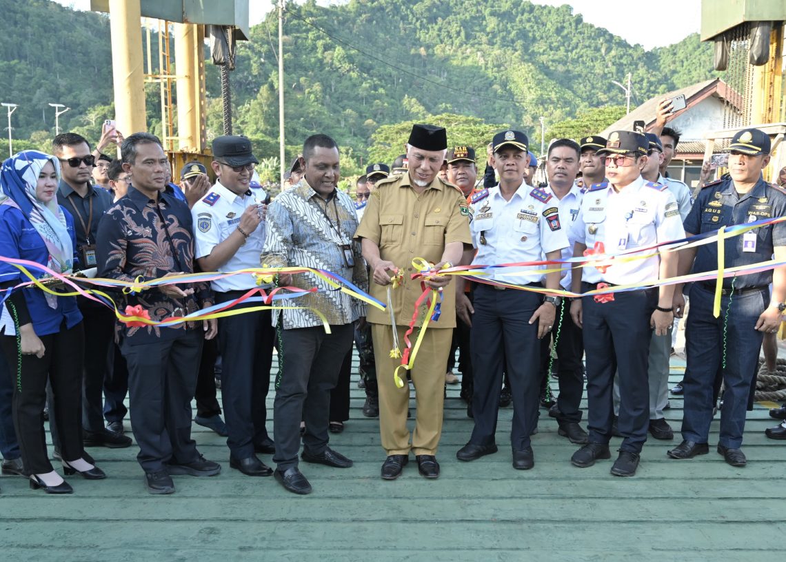 KMP Wira Sameiri Diresmikan Gubernur, Rute Padang-Mentawai Kini Bisa Tiap Hari
