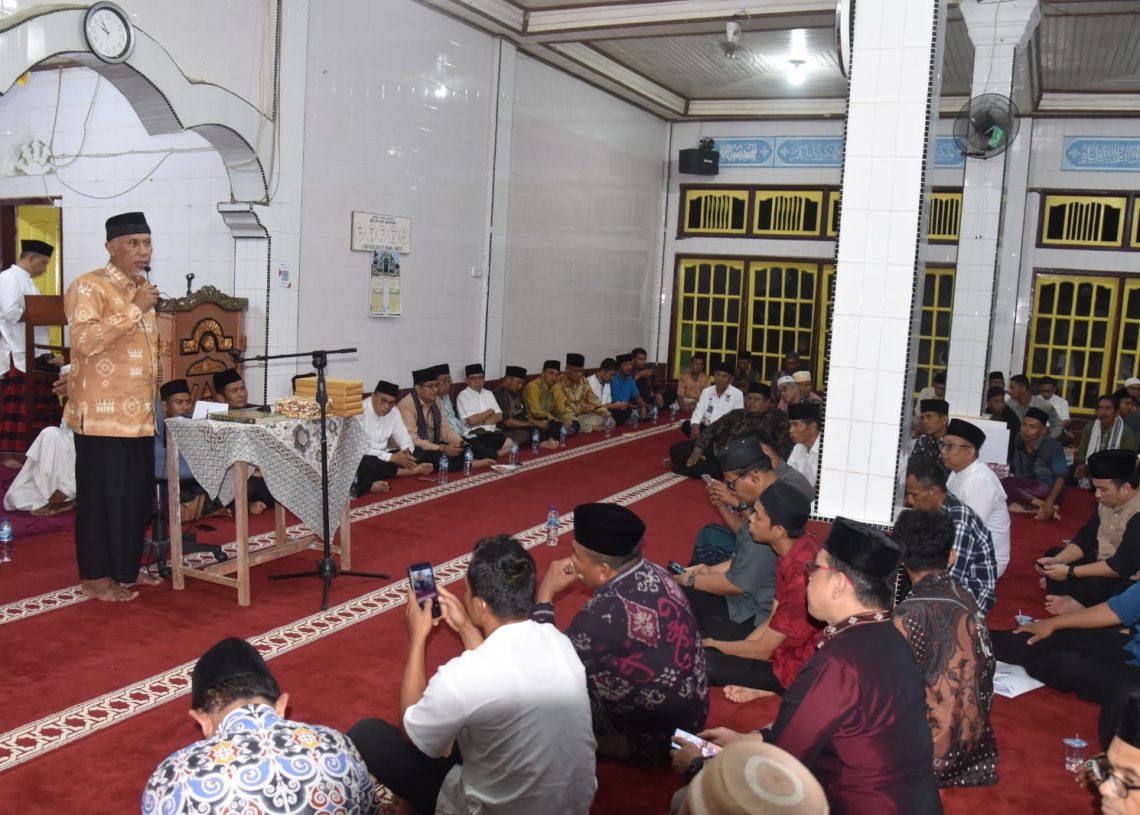 Berkah bagi Kota Pariaman, Giliran Mesjid Raya Marunggi Dikunjungi TSR Pemprov Sumbar